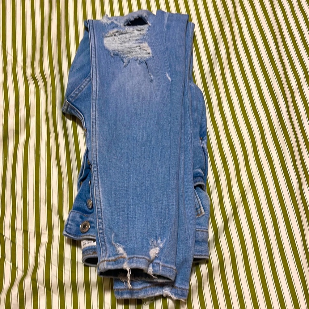 Light blue zara denim jeans